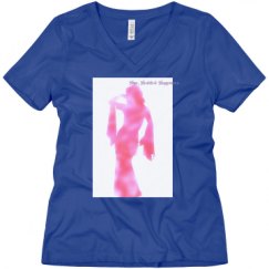 Ladies Relaxed Fit V-Neck Tee