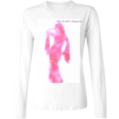 Ladies Relaxed Fit Basic Long Sleeve Tee