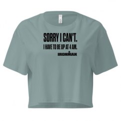 Ladies Festival Cali Crop Top Tee