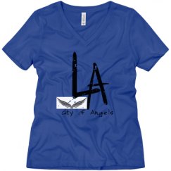 Ladies Relaxed Fit V-Neck Tee