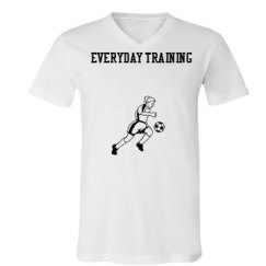 Unisex V-Neck Jersey Tee