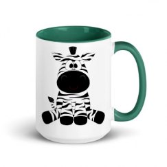 15oz Ceramic Mug with Color Inside