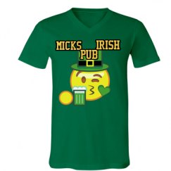 Unisex V-Neck Jersey Tee