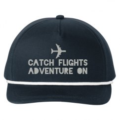 Snapback Five-Panel Rope Hat