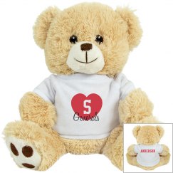 Generals Love Bear with Name brown