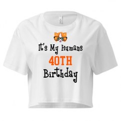 Ladies Festival Cali Crop Top Tee