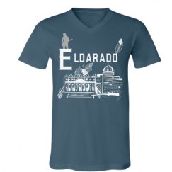 Unisex V-Neck Jersey Tee