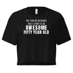 Ladies Festival Cali Crop Top Tee