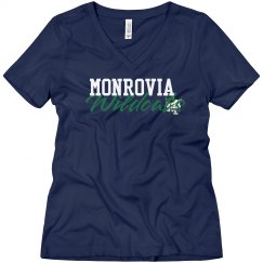 Monrovia Wildcats Black V-Neck