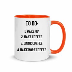 11oz Ceramic Mug with Color Inside