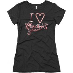 Ladies Slim Fit Super Soft Triblend Tee