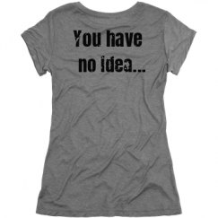 Ladies Slim Fit Super Soft Triblend Tee