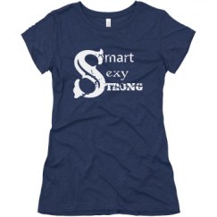 Ladies Slim Fit Super Soft Triblend Tee
