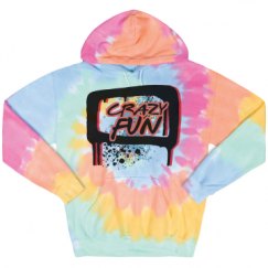 Unisex Tie-Dye Fleece Hoodie