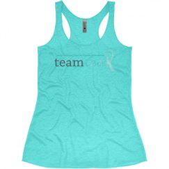 Ladies Slim Fit Super Soft Racerback Triblend Tank