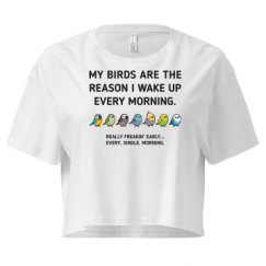 Ladies Festival Cali Crop Top Tee