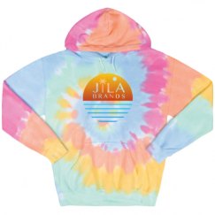 Unisex Tie-Dye Fleece Hoodie