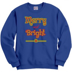 Unisex Film and Foil Crewneck Sweatshirt