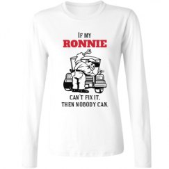 Ladies Relaxed Fit Basic Long Sleeve Tee