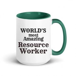 15oz Ceramic Mug with Color Inside