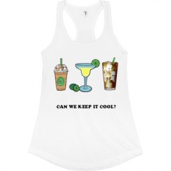 Ladies Slim Fit Racerback Tank Top