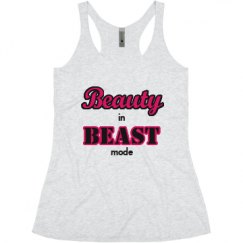 Ladies Slim Fit Super Soft Racerback Triblend Tank