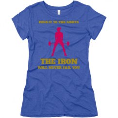 Ladies Slim Fit Super Soft Triblend Tee