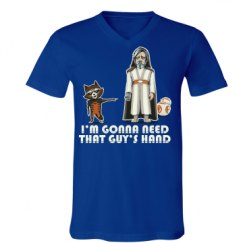 Unisex V-Neck Jersey Tee