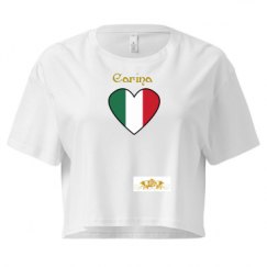 Ladies Festival Cali Crop Top Tee