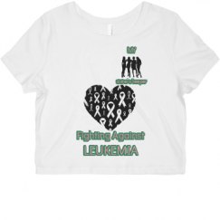 Ladies Slim Fit Crop Top Tee