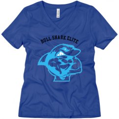 Ladies Relaxed Fit V-Neck Tee