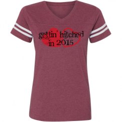 Ladies Relaxed Fit Vintage Sports Tee