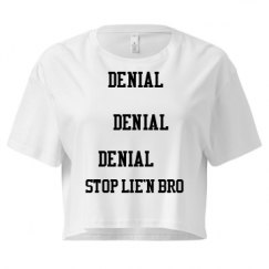 Ladies Festival Cali Crop Top Tee