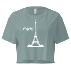 Ladies Festival Cali Crop Top Tee