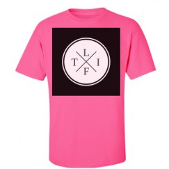 Unisex Ultra Cotton Safety Neon Crewneck Tee