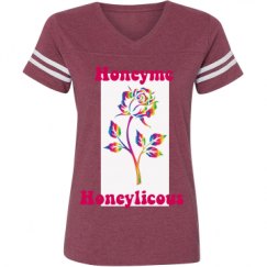 Ladies Relaxed Fit Vintage Sports Tee