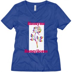 Ladies Relaxed Fit V-Neck Tee
