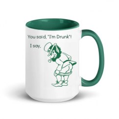 15oz Ceramic Mug with Color Inside