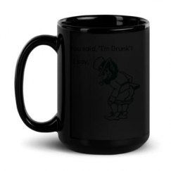 15oz Black Glossy Mug