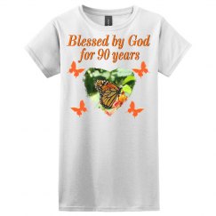 BLESSED BY GOD 90TH BUUTERFLY