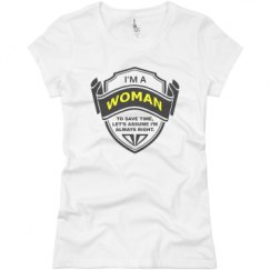 Ladies Slim Fit Basic Promo Jersey Tee