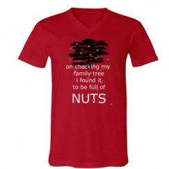 Unisex V-Neck Jersey Tee