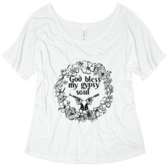 Ladies Flowy Slouchy Tee