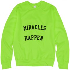 Unisex Neon Crewneck Sweatshirt