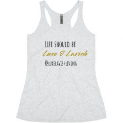 Ladies Slim Fit Super Soft Racerback Triblend Tank