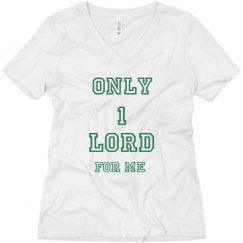 Ladies Relaxed Fit V-Neck Tee