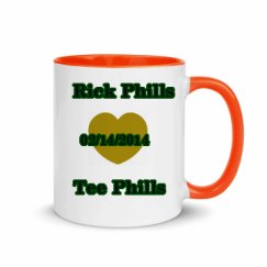 11oz Ceramic Mug with Color Inside