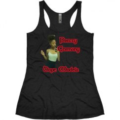 Ladies Slim Fit Super Soft Racerback Triblend Tank