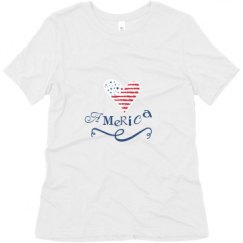 Ladies Relaxed Fit Super Soft Triblend Tee