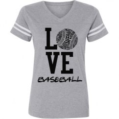 Ladies Relaxed Fit Vintage Sports Tee